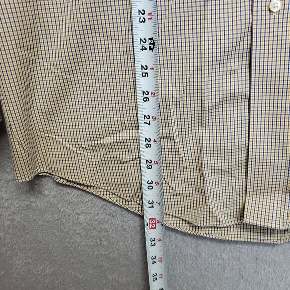 Brooks Brothers Shirt Mens 16 - 34 Madison Check Non Iron Supima Cotton Stretch - Picture 7 of 10
